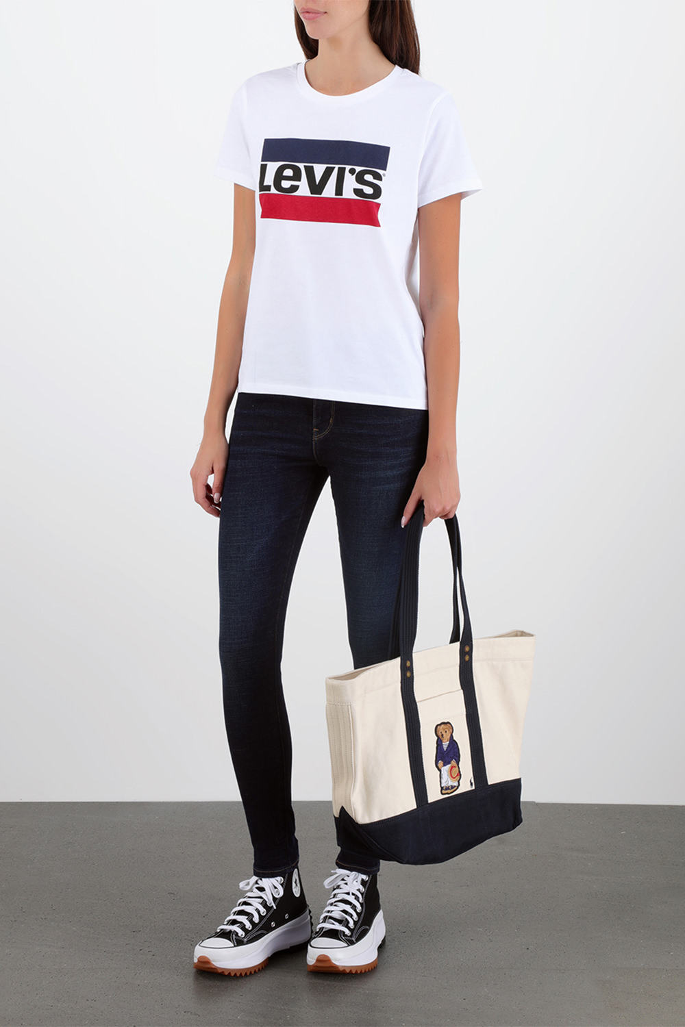 תמונת דוגמן קידמית של Run Star Hike High Top in Black