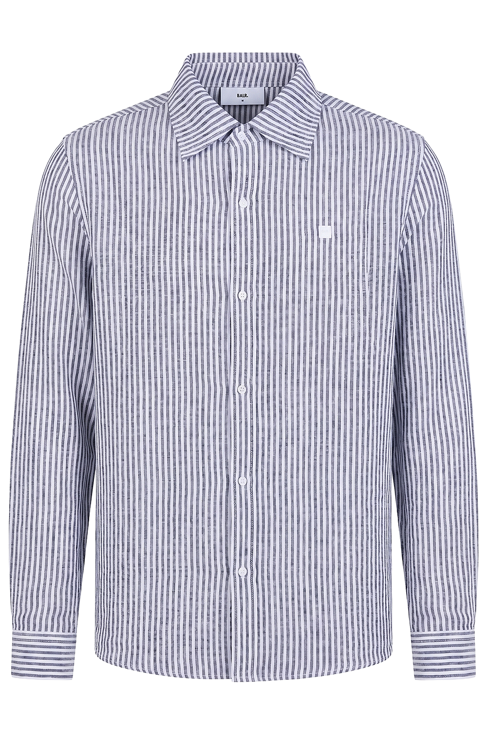 תמונה קידמית של חולצה מכופתרת פשתן