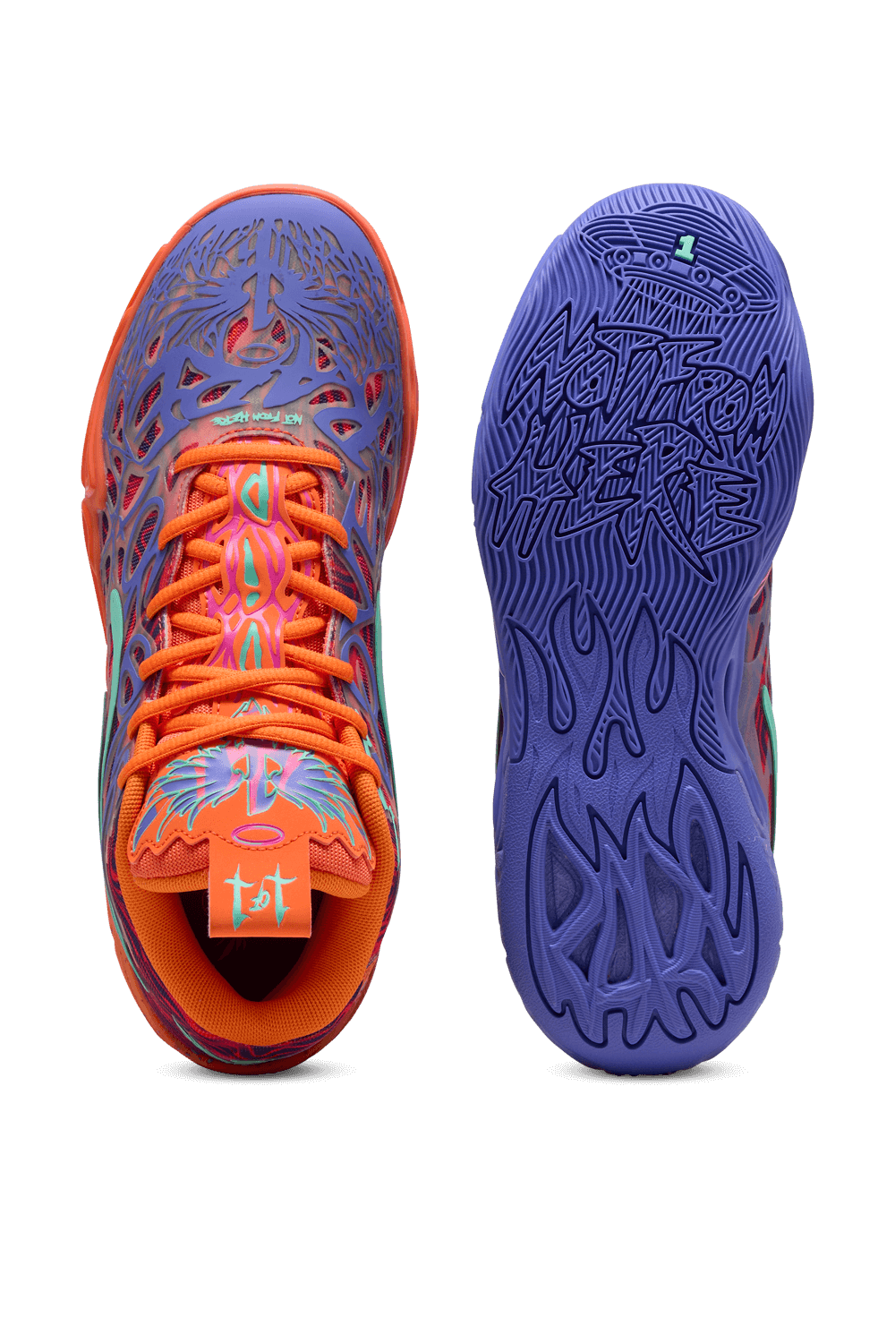 תמונת פנים של פומה X מלו נעלי כדורסל MB.04