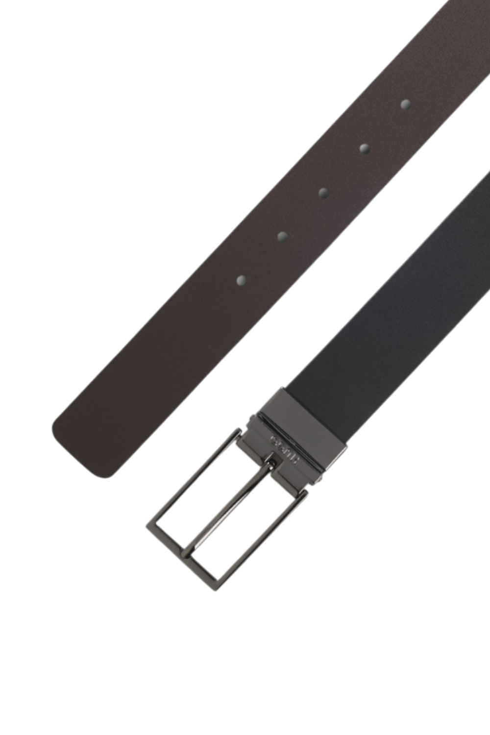 תמונה אחורית של חגורת עור