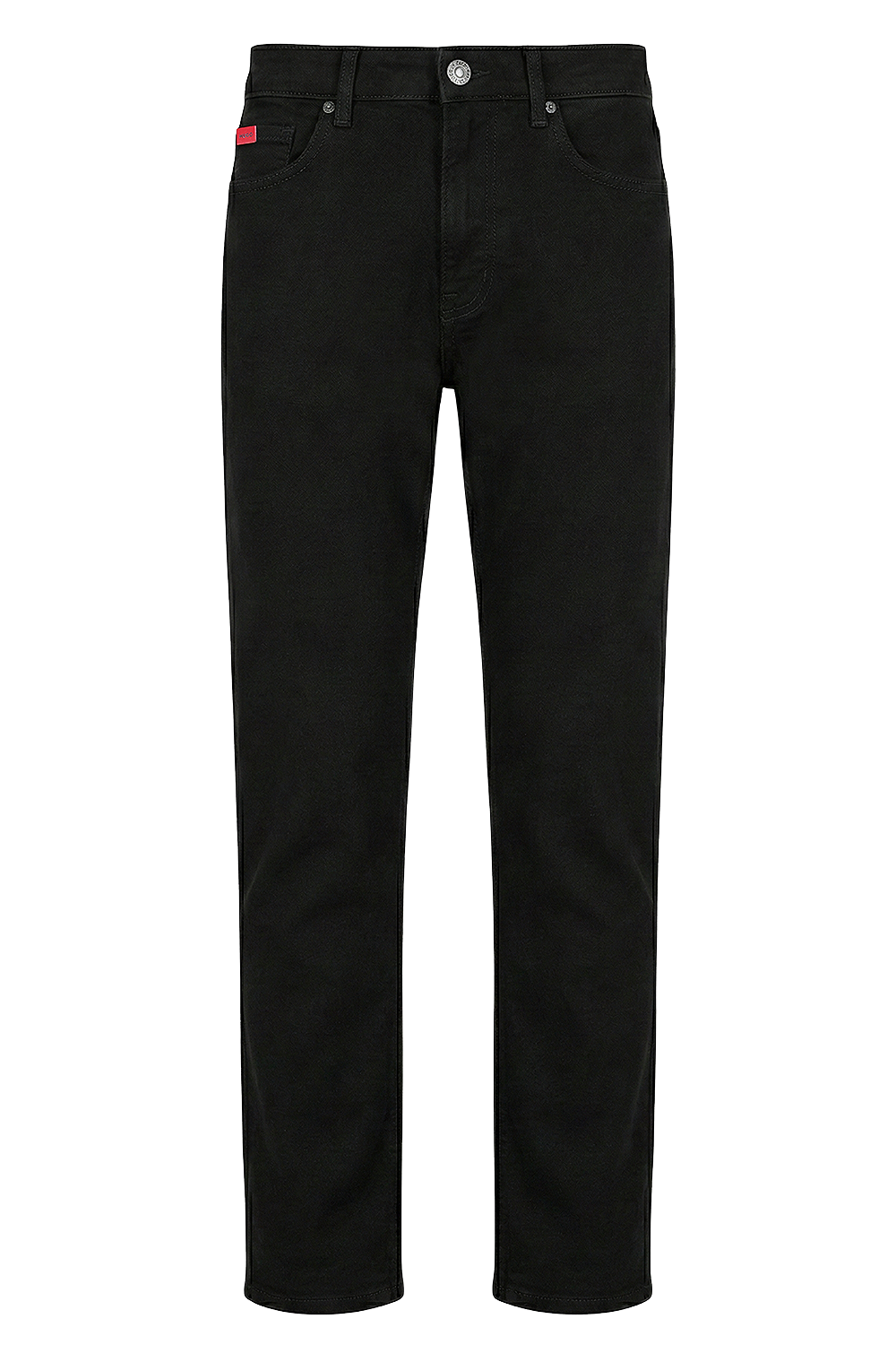 תמונה קידמית של מכנסי ג'ינס בגזרה ישרה