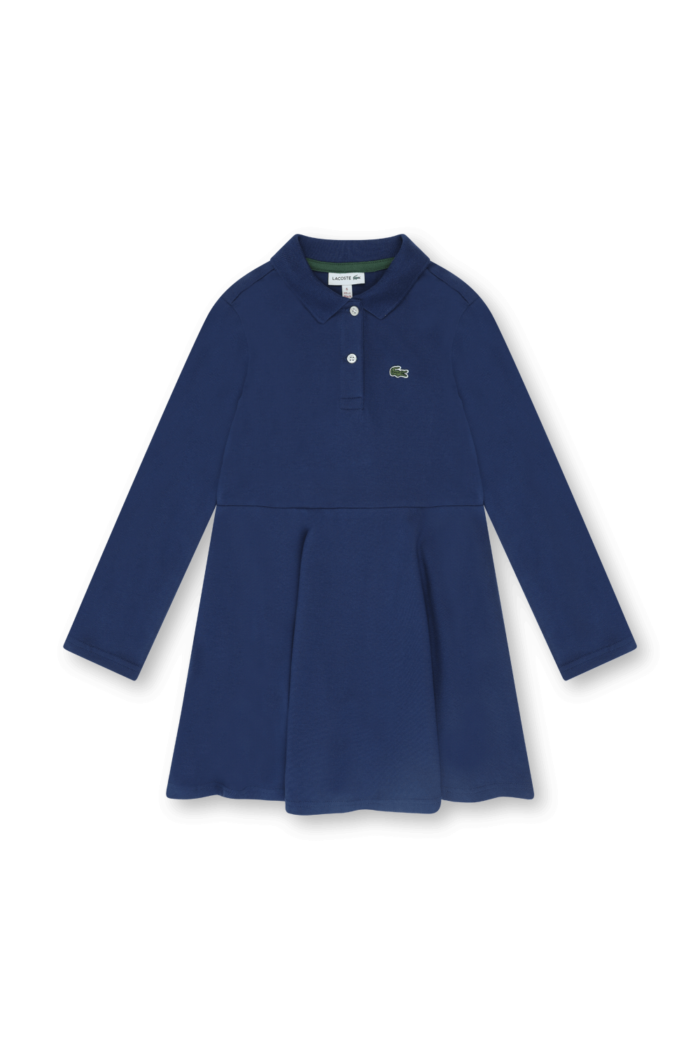 תמונה קידמית של שמלה עם צווארון פולו - גילאי 3-12