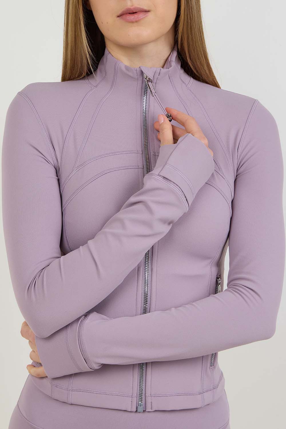 תמונת תקריב דוגמן של Define Cropped Jacket Nulu