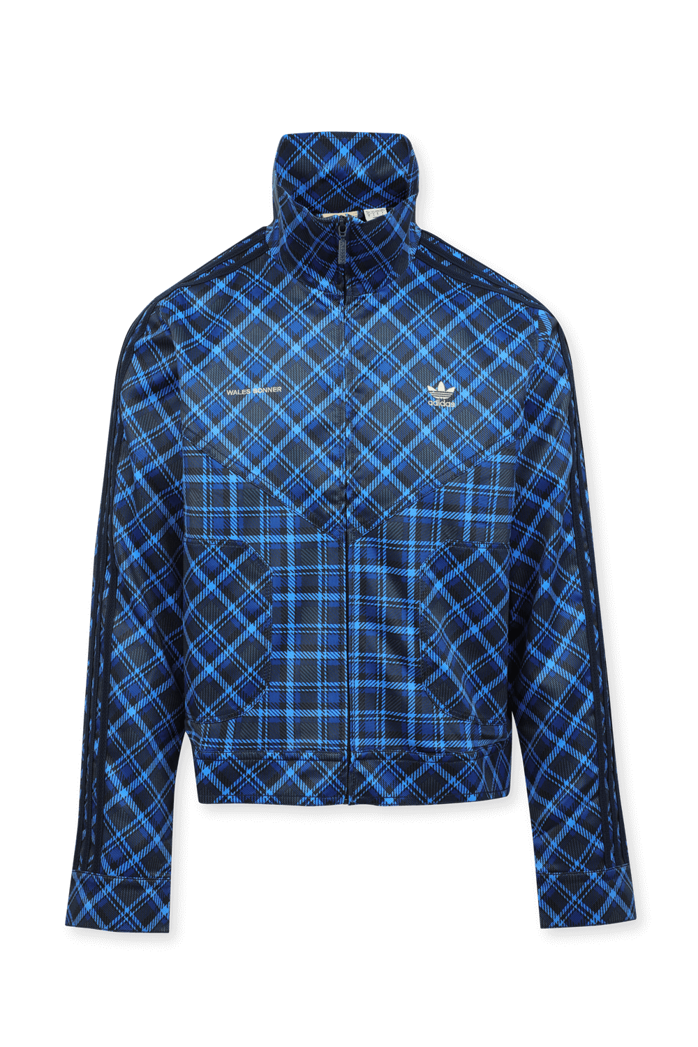 תמונה קידמית של Adidas x Walles Bonner Track Top in Blue and Black
