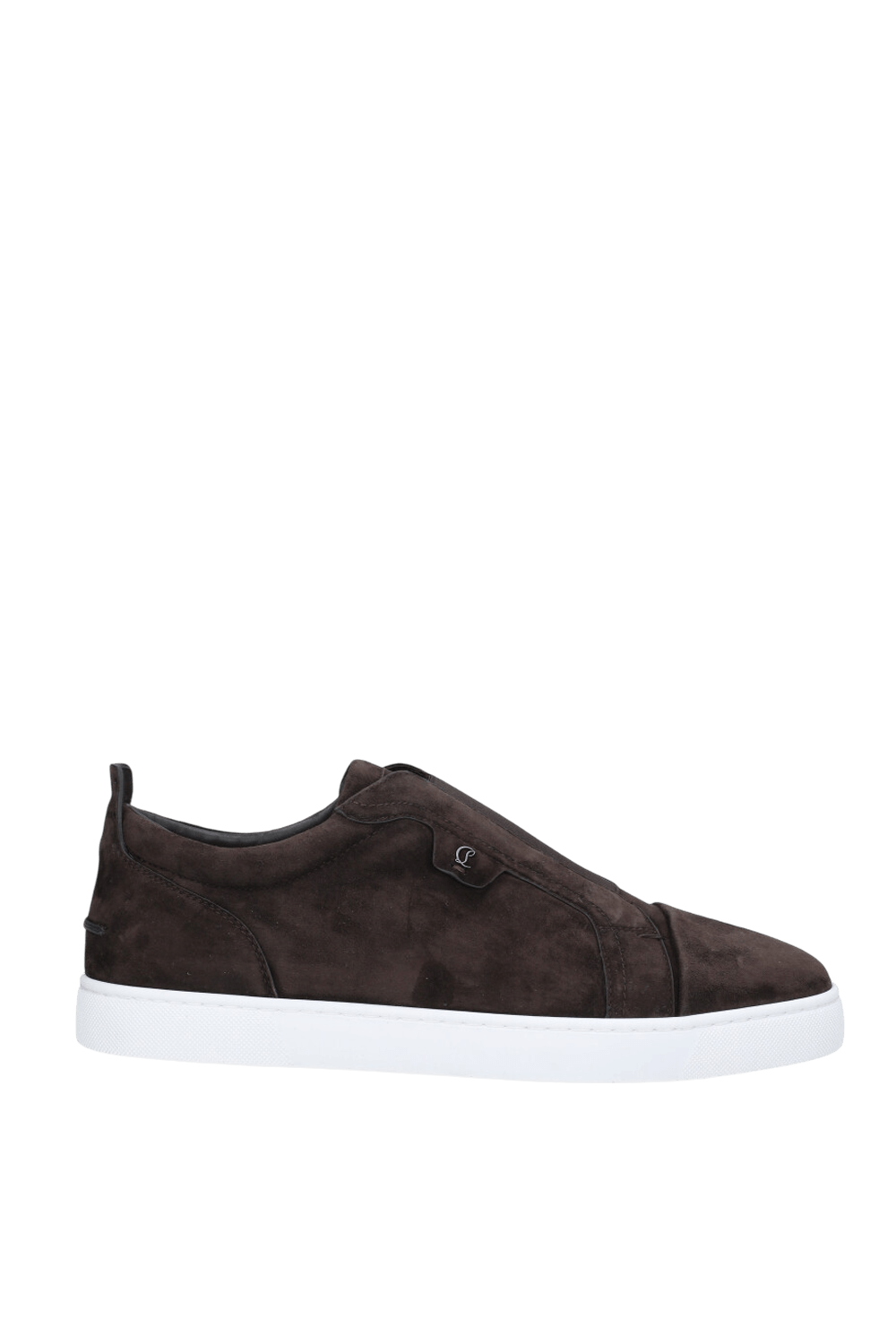 תמונה קידמית של נעלי סניקרס זמש