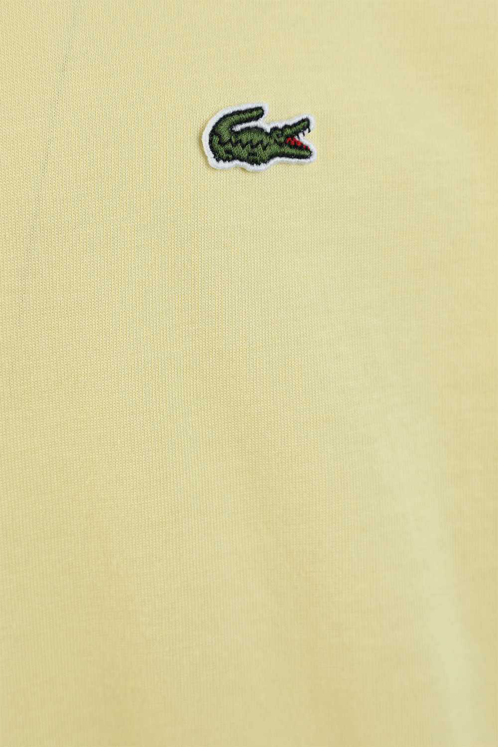 חולצת לוגו טי בגוון צהוב בננה LACOSTE