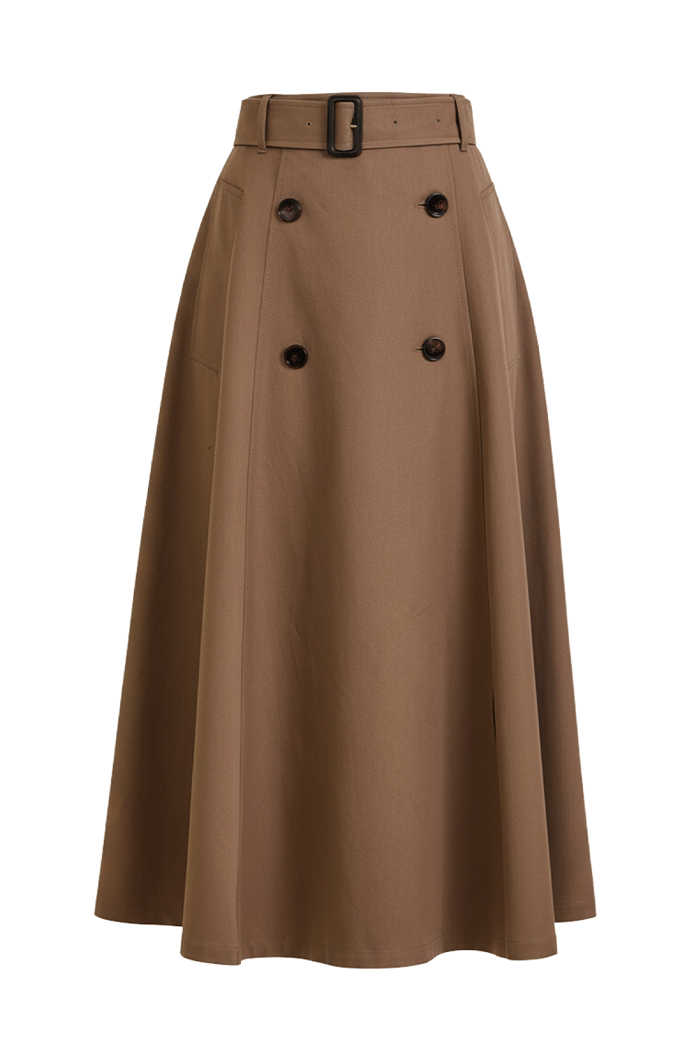 תמונה קידמית של חצאית מידי טרנץ'