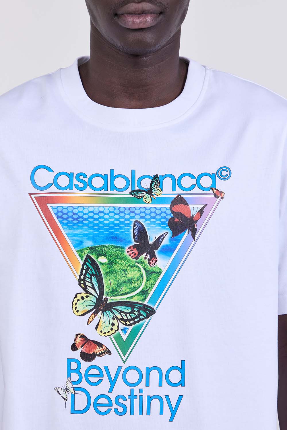 תמונת תקריב דוגמן של חולצת טי