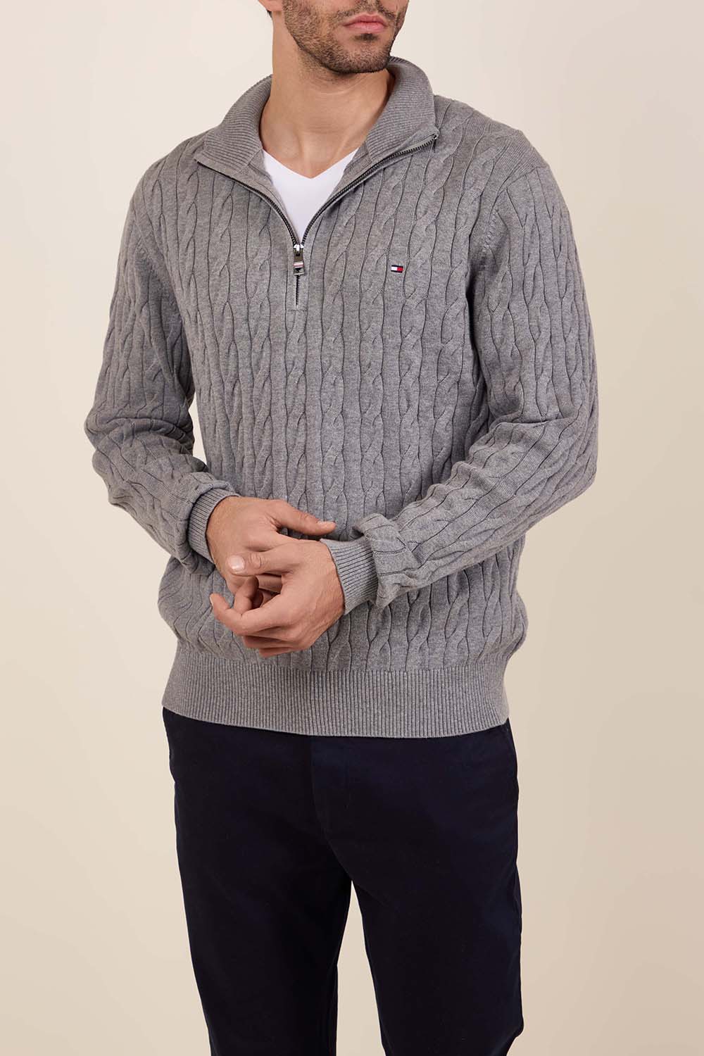 תמונת דוגמן קידמית של סריג כותנה