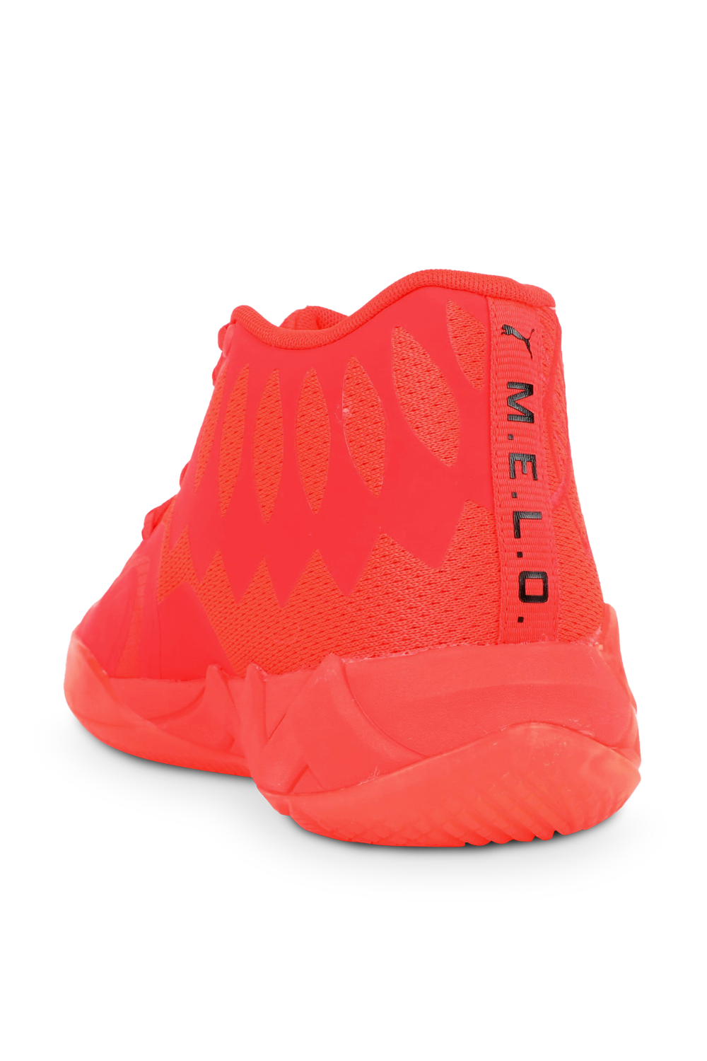 תמונה אחורית של נעלי סניקרס אדומות רד בלאסט מדגם MB1