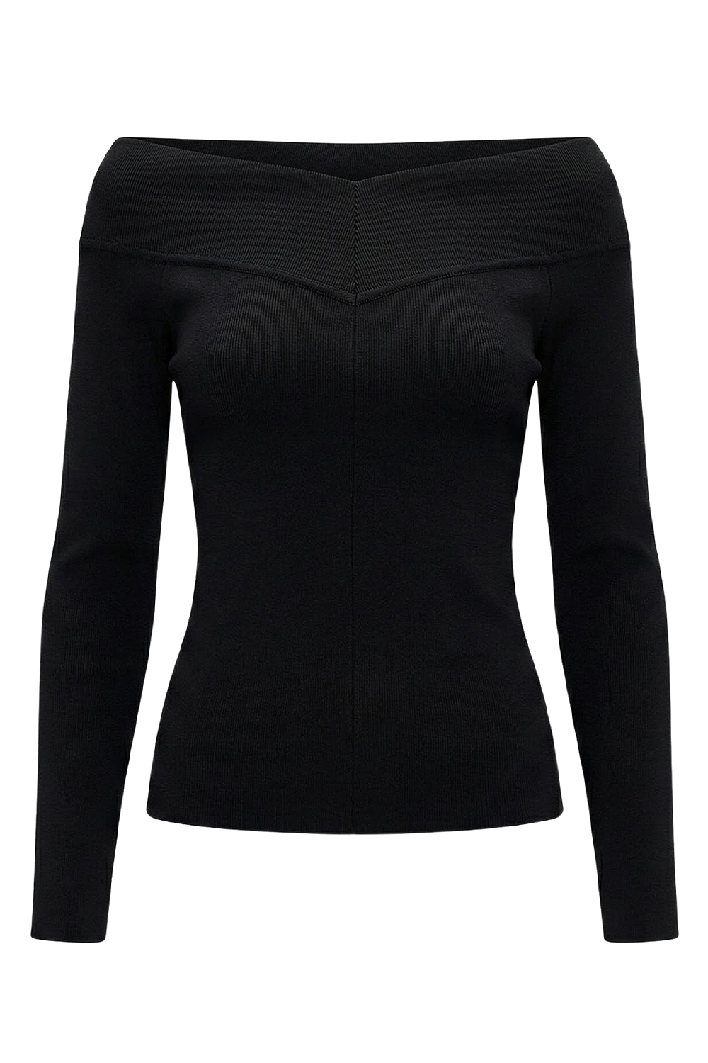 תמונה קידמית של חולצת סריג