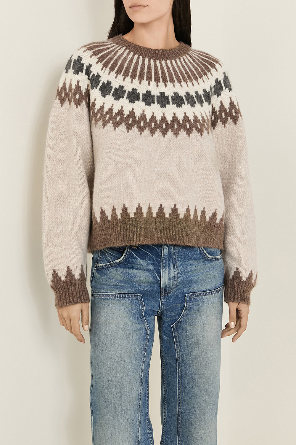 תמונת דוגמן קידמית של סוודר אלנה