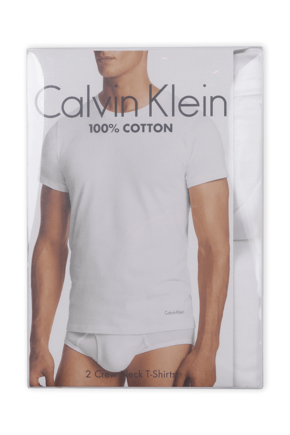 תמונה קידמית של Crew Neck T-Shirts In White