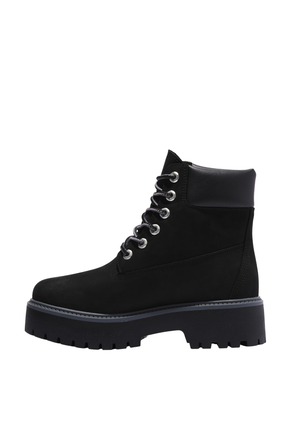 תמונה אחורית של מגפי פלטפורמה