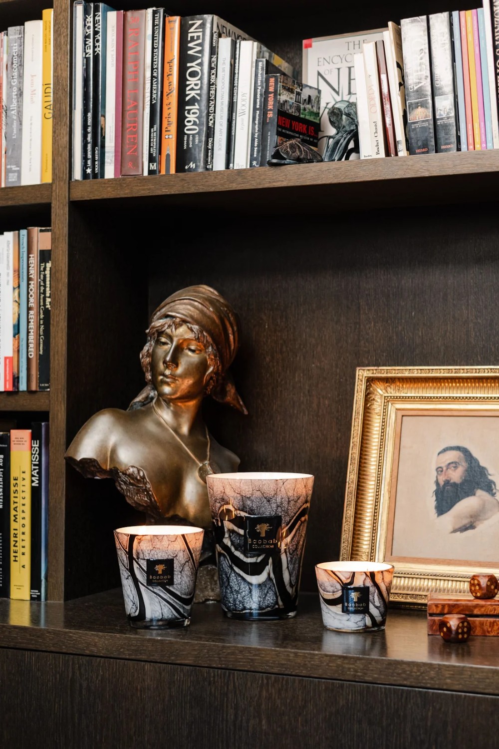 Candle Stone Marble Max 35