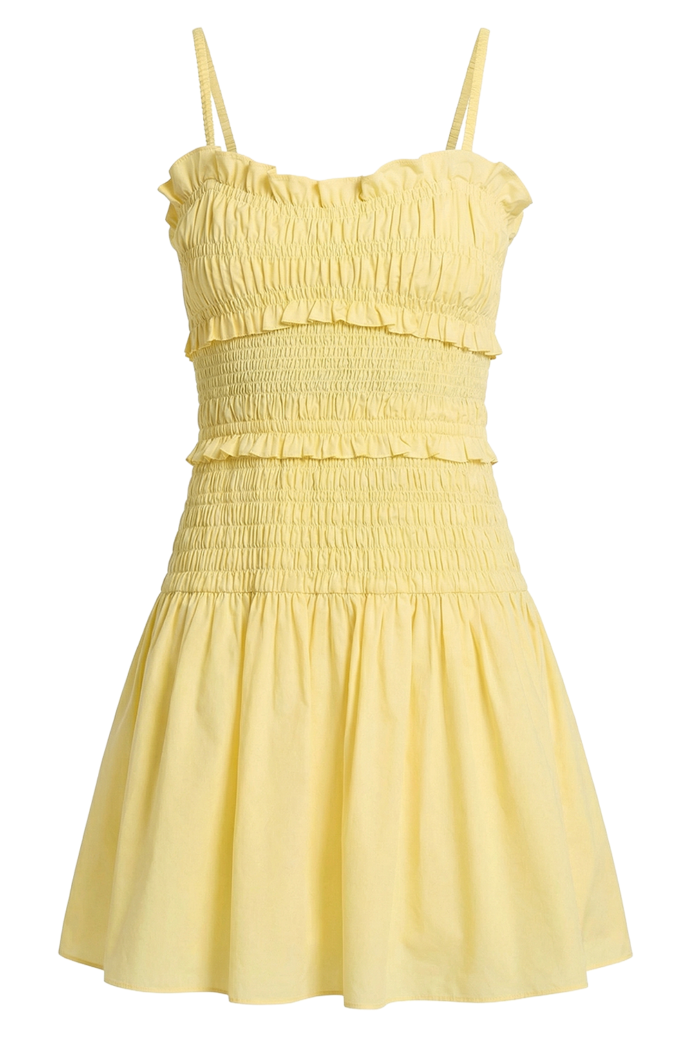 תמונה קידמית של שמלת מיני פופלין