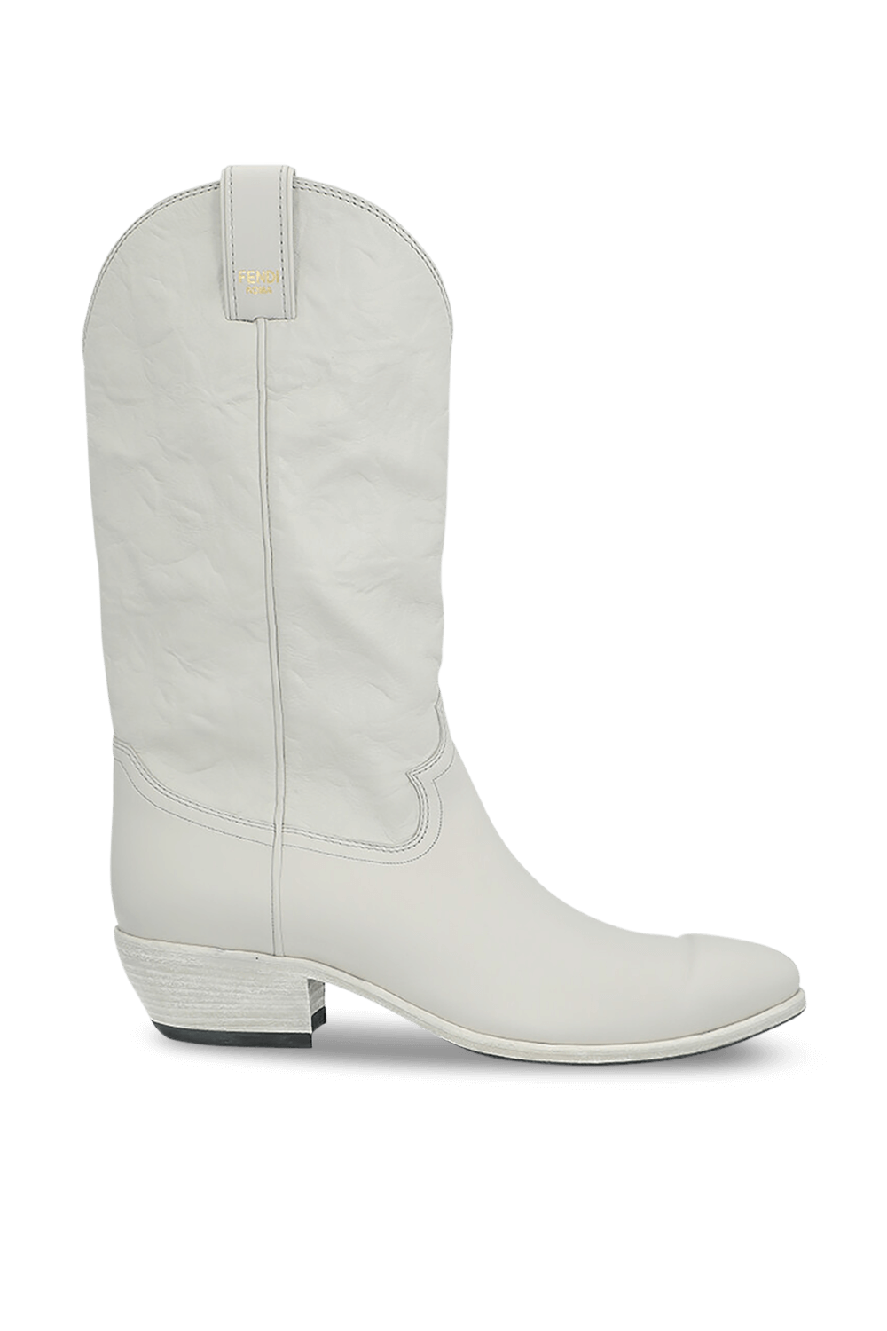 תמונה קידמית של מגפי בוקרים מעור