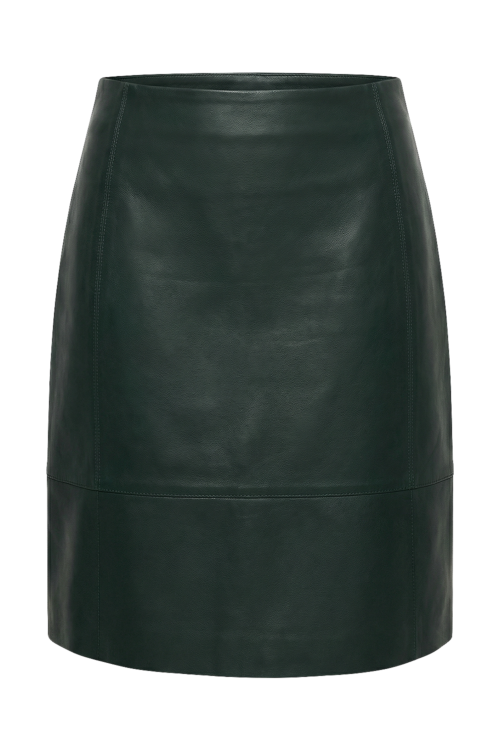 תמונה קידמית של חצאית עור