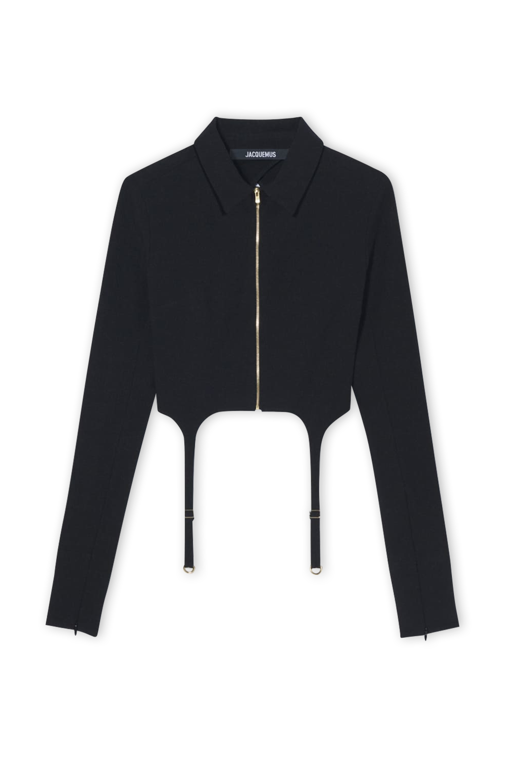 La chemise Draio Shirt in Black image number null JACQUEMUS