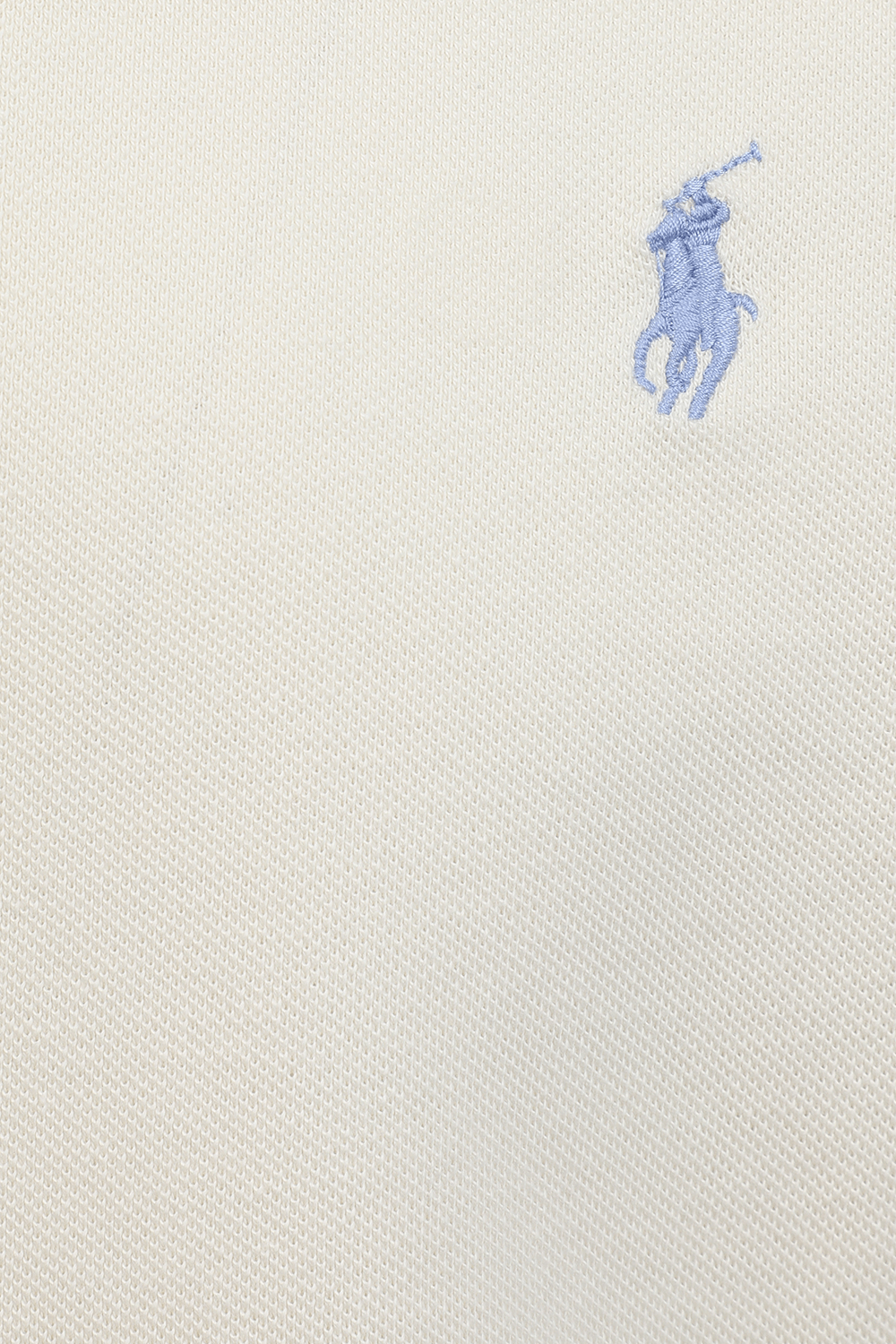 Short Sleeve Knit Polo Shirt in Beige POLO RALPH LAUREN