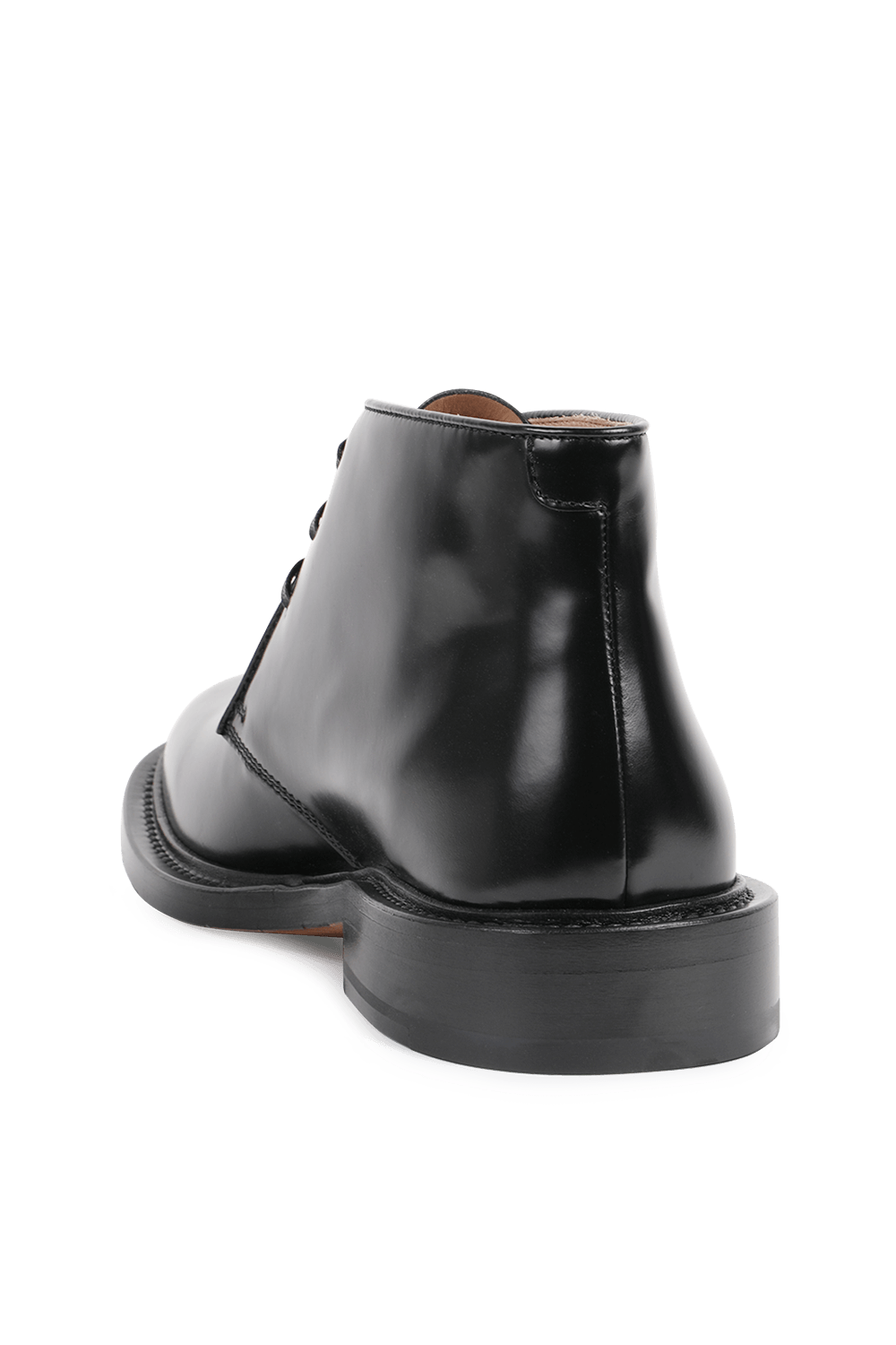 נעליים אלגנטיות מעור בצבע שחור מבריק BOTTEGA VENETA
