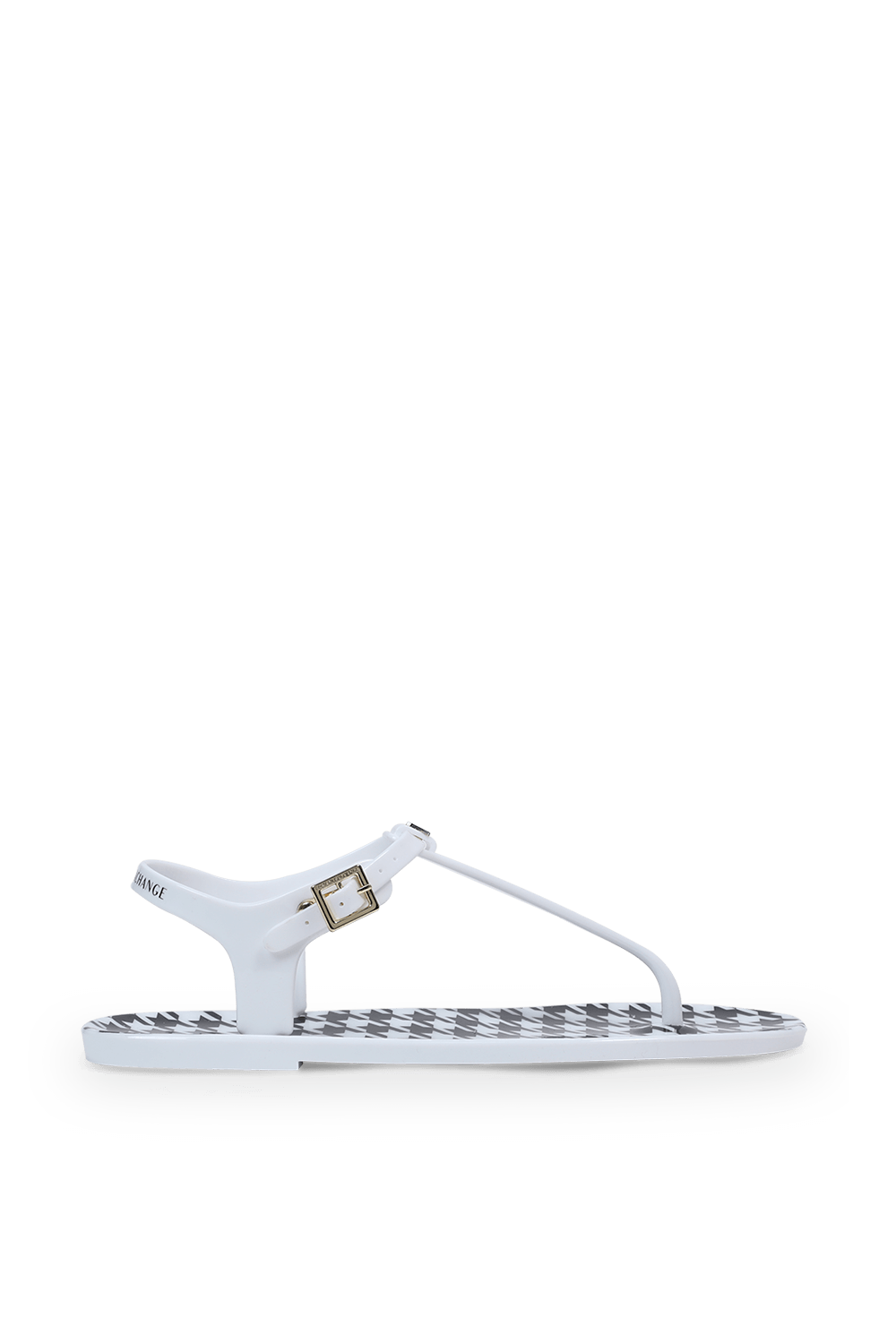 תמונה קידמית של PVC Flip Flop in White