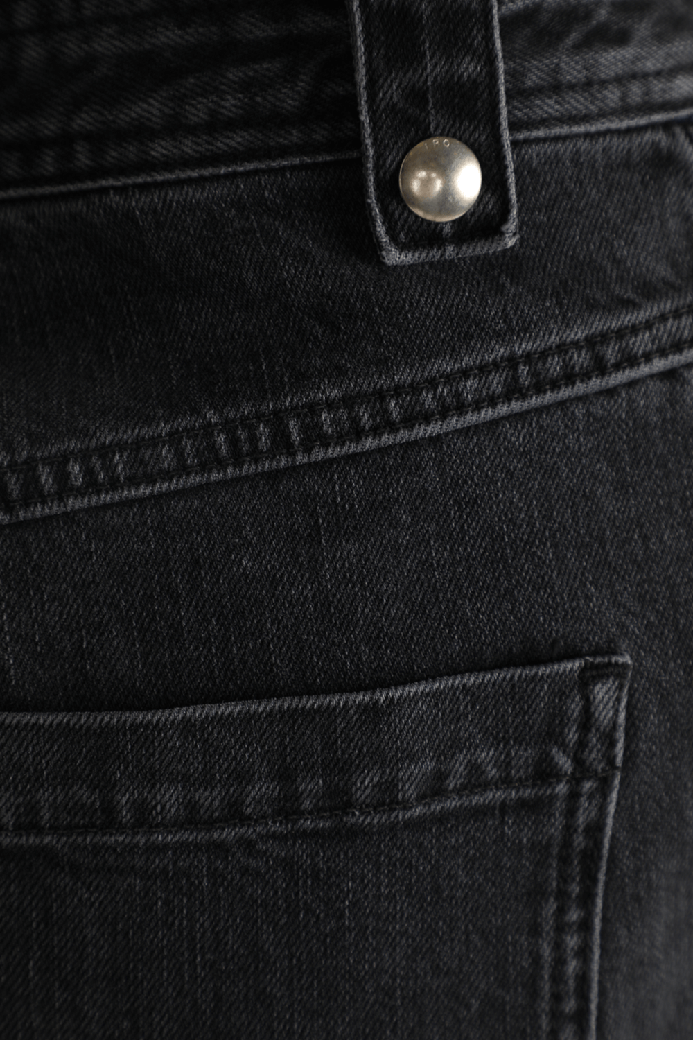 מכנסי ג'ינס בגזרה גבוהה בשטיפה כהה image number null IRO