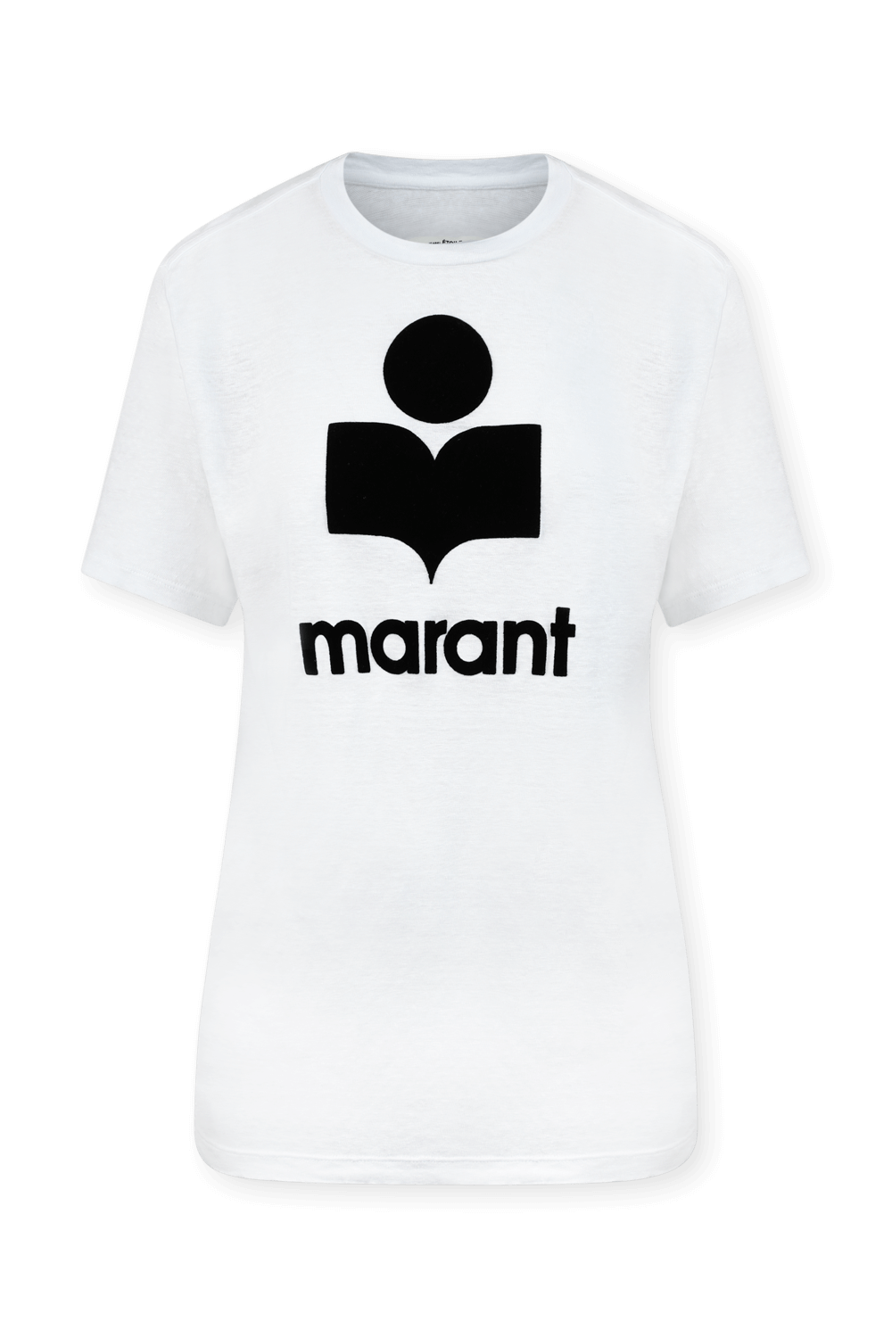 חולצת טי עם לוגו מפשתן ISABEL MARANT