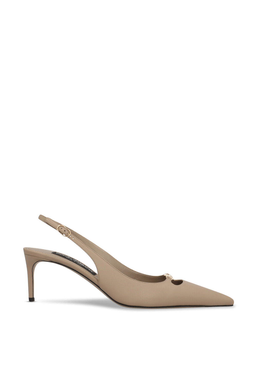 תמונה קידמית של נעלי עקב סלינג בק