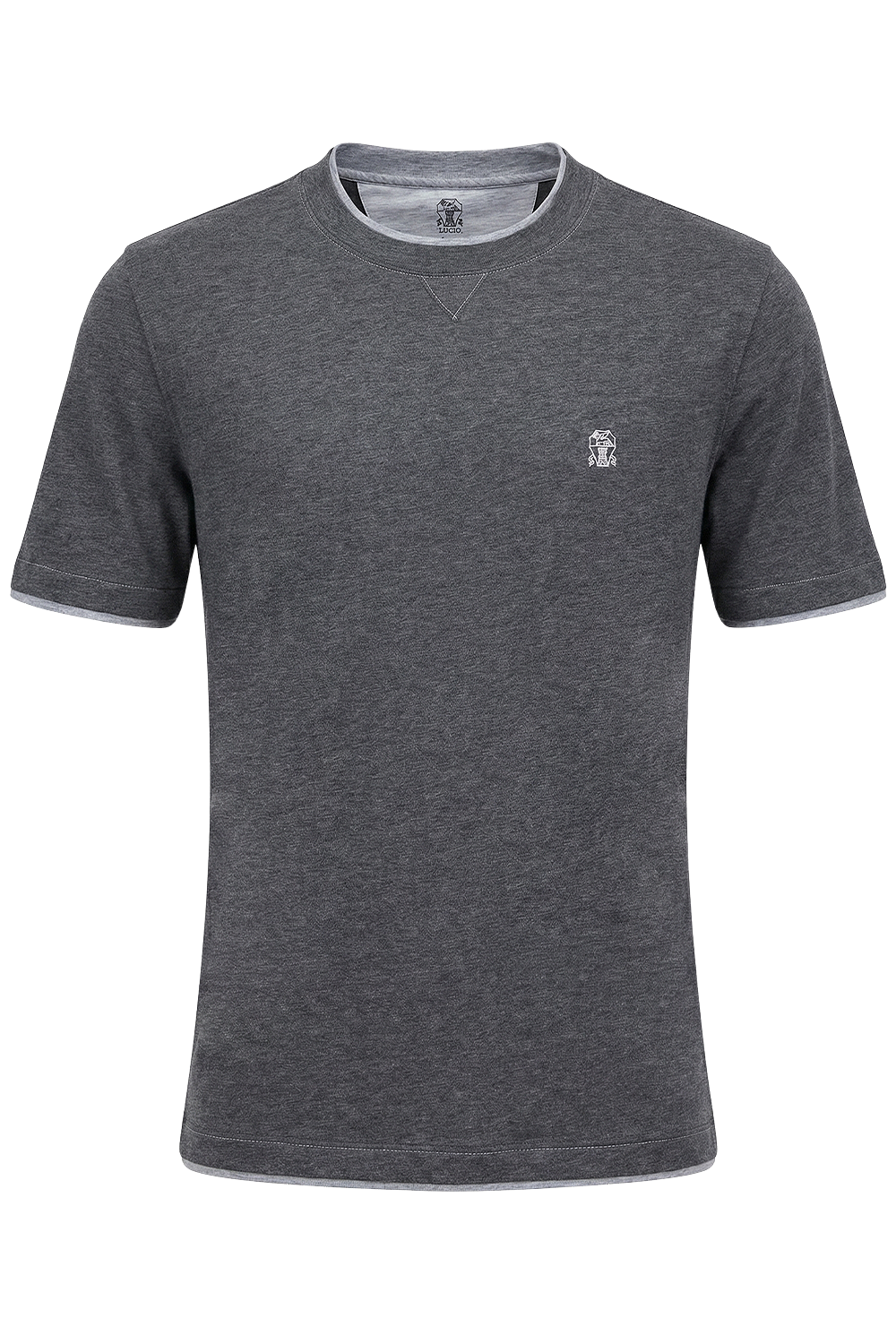 תמונה קידמית של חולצת טי בגזרה ישרה