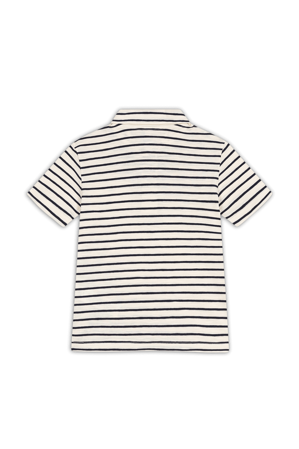 תמונה אחורית של חולצת פולו - גילאים 6-12 שנים