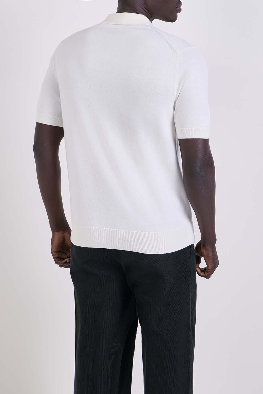 תמונת דוגמן אחורית של סריג פולו