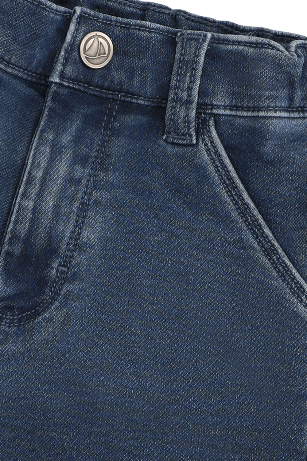 תמונה אחורית של מכנסי ג'ינס - גילאי 18-36 חודשים