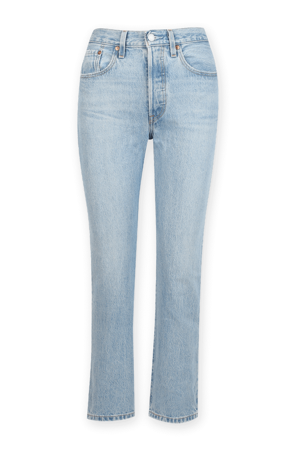 תמונה קידמית של 501 Crop Jeans in Light Wash