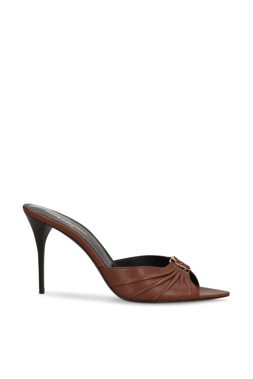 תמונה קידמית של נעלי עקב מיולס