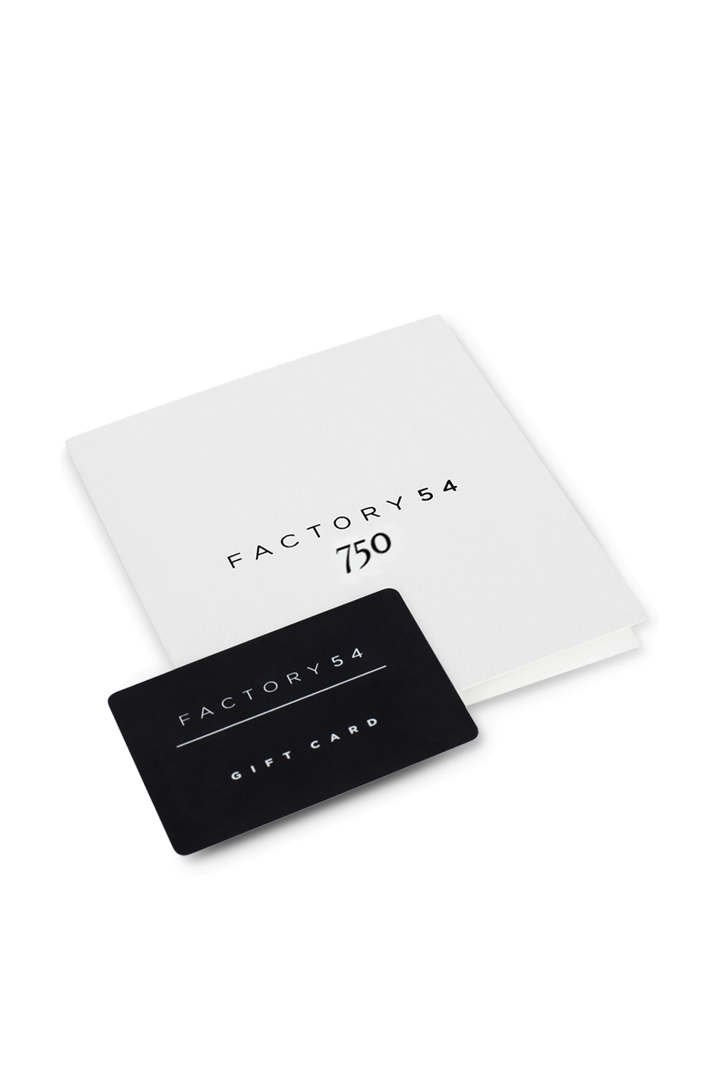 תמונה קידמית של גיפט קארד על סך 750 שקלים