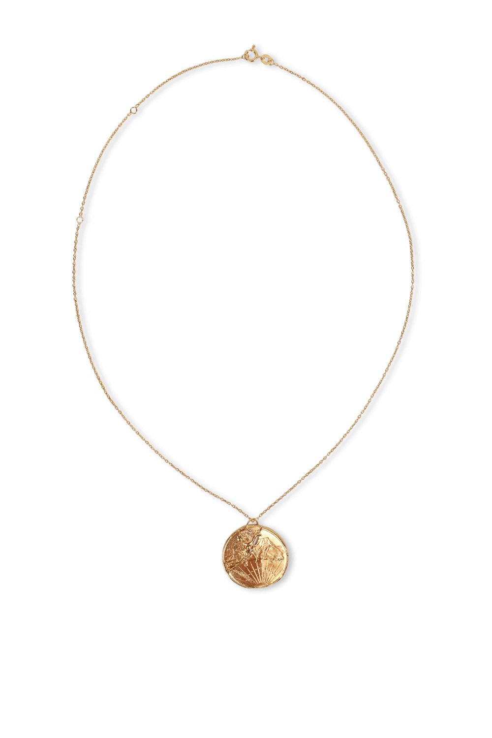 תמונת תקריב של שרשרת דה פרקטור פואט בגוון ברונזה מוזהב