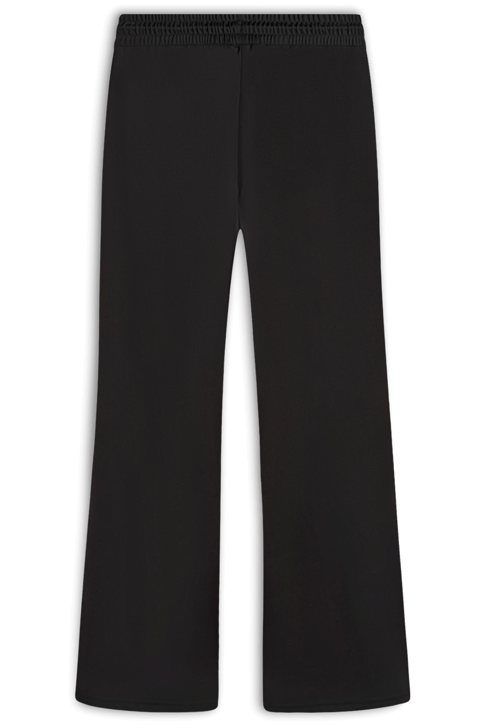 תמונה אחורית של מכנסי ג'וג מתרחבים