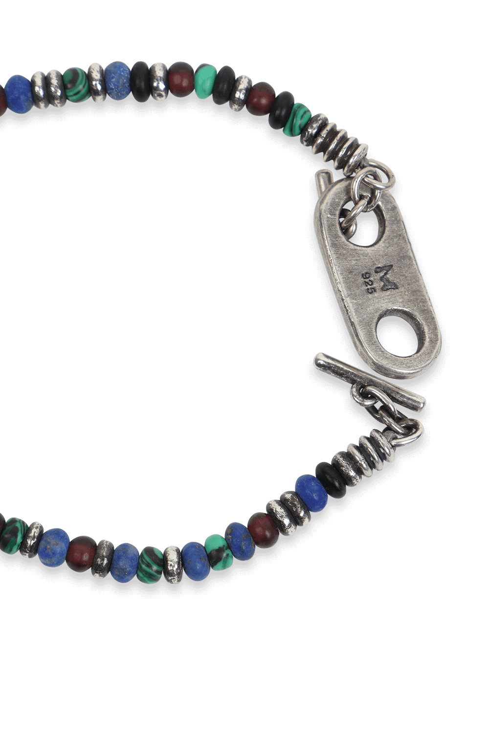 צמיד 9 ממ מדיסקיות כסף ומיקס חרוזים צבעוניים