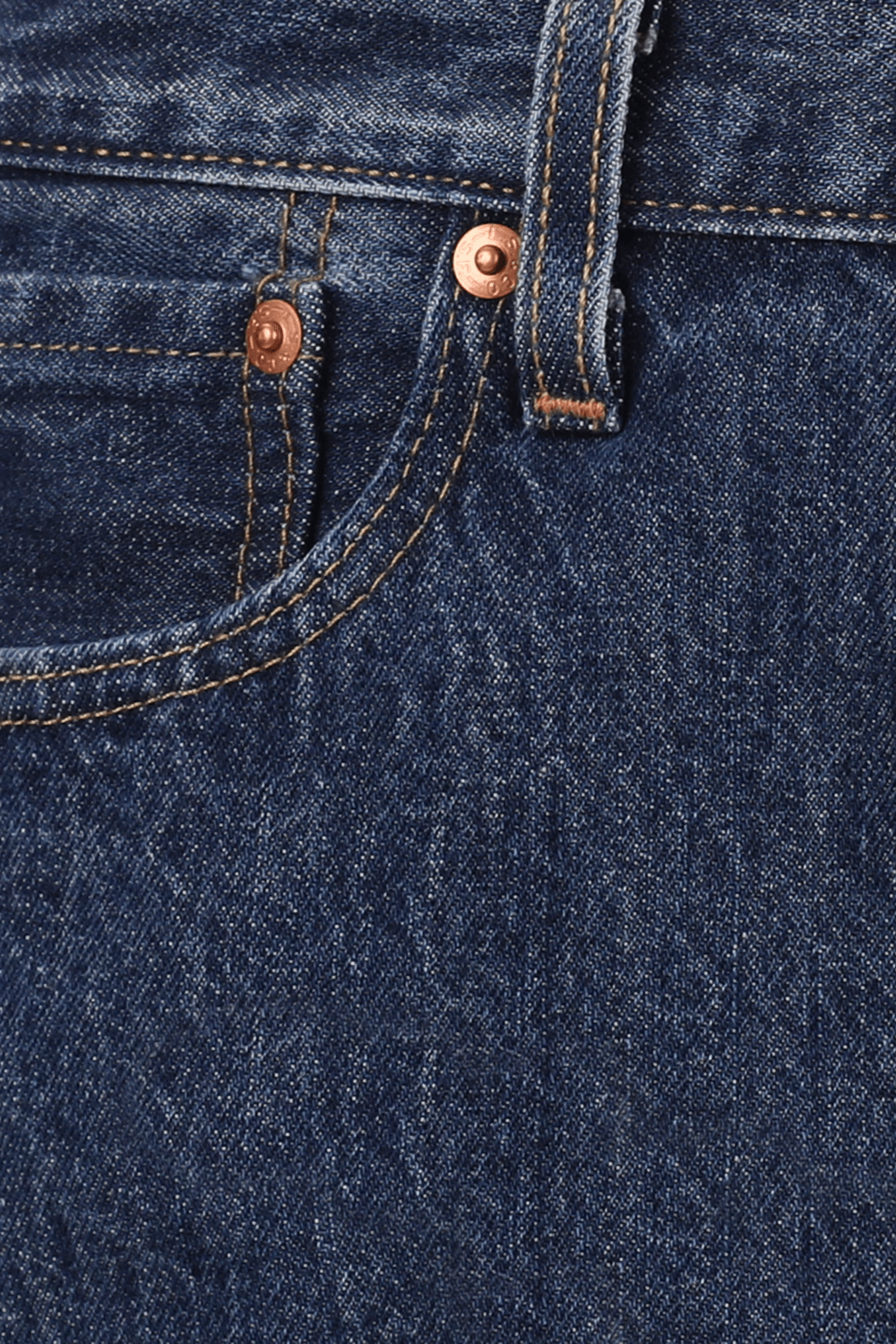 מכנסי סלים ג'ינס 501 בגוון כחול LEVI`S