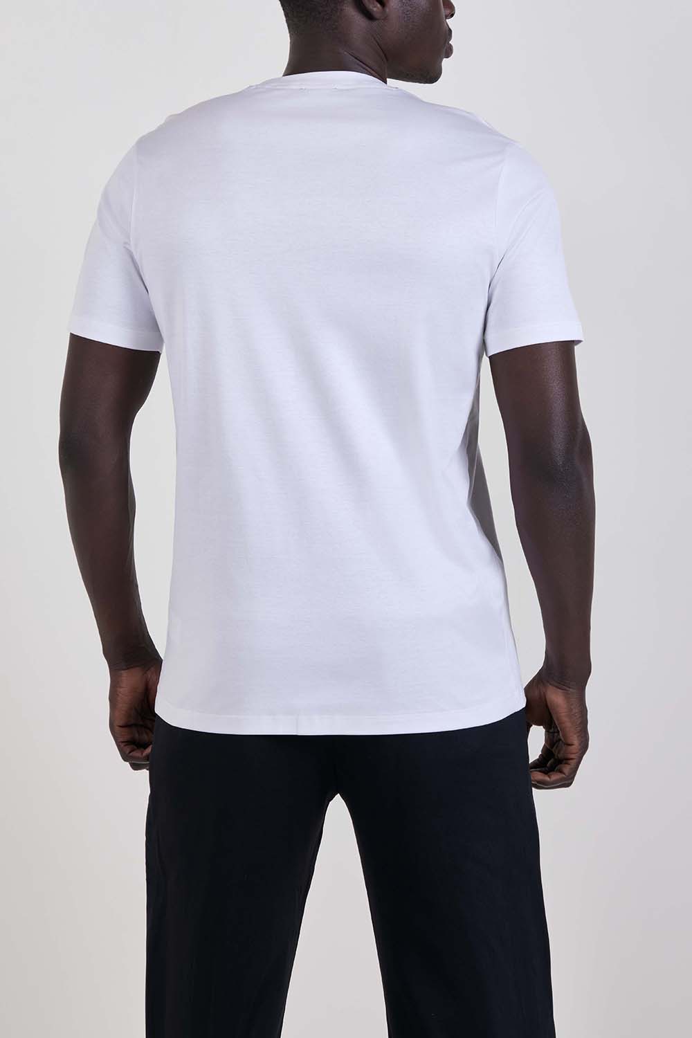 תמונת דוגמן אחורית של MENS KNITTED COTTON T-SHIRT