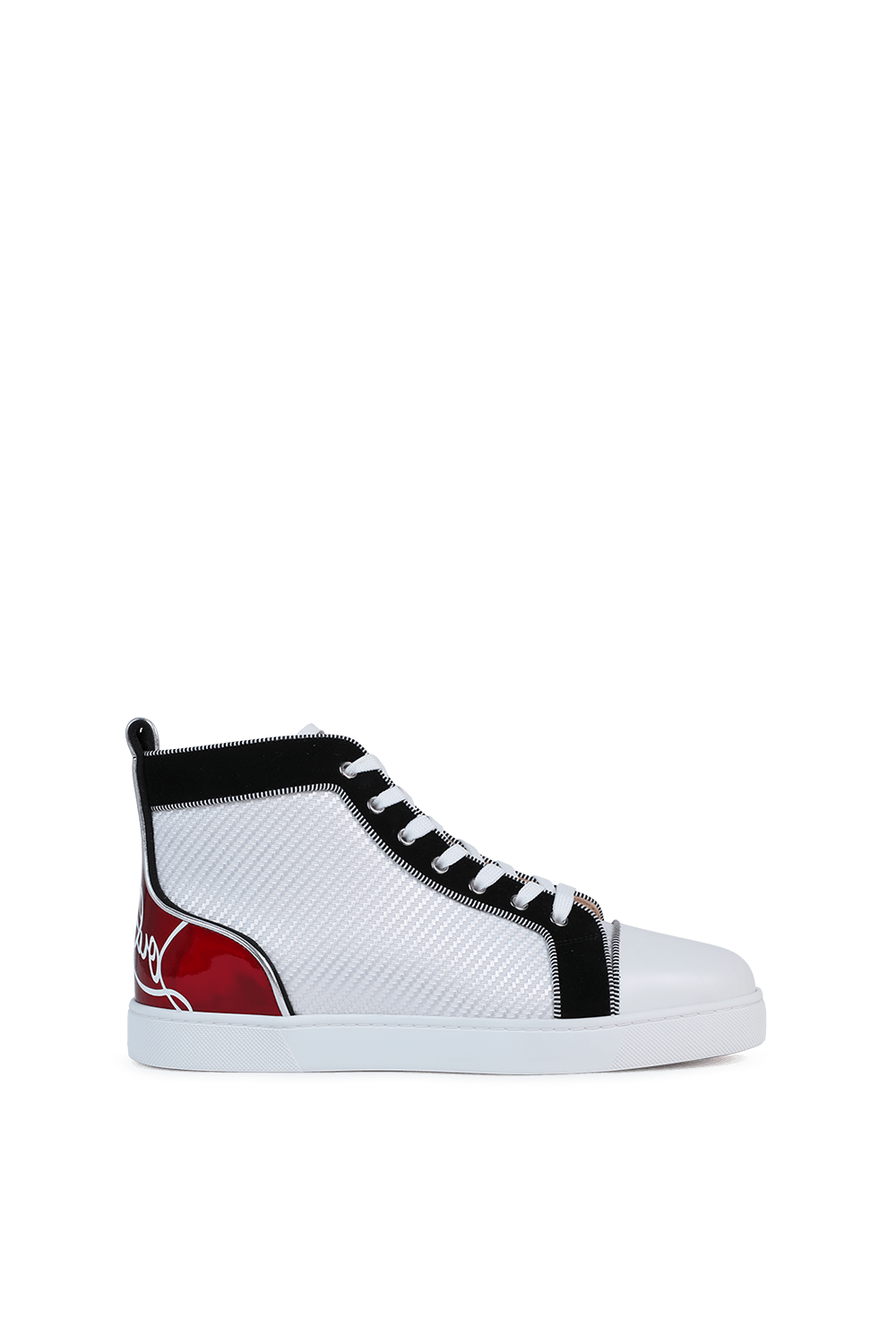 תמונה קידמית של Fun Louis Flat Sneakers in White