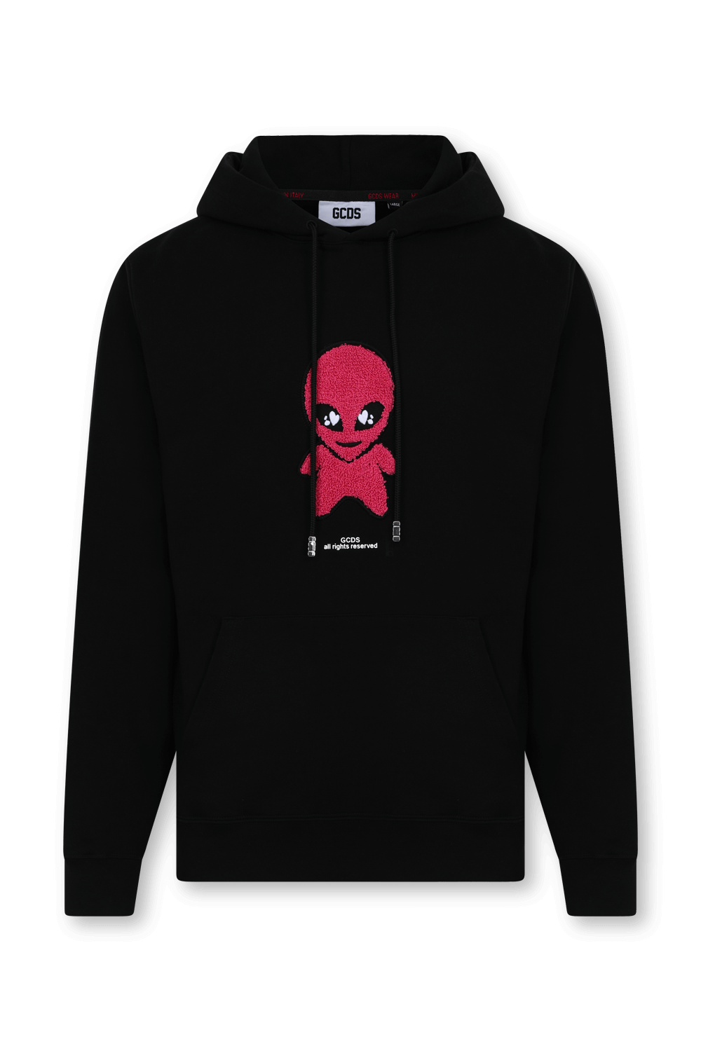 תמונה קידמית של סווטשירט קפוצ'ון ווירדו