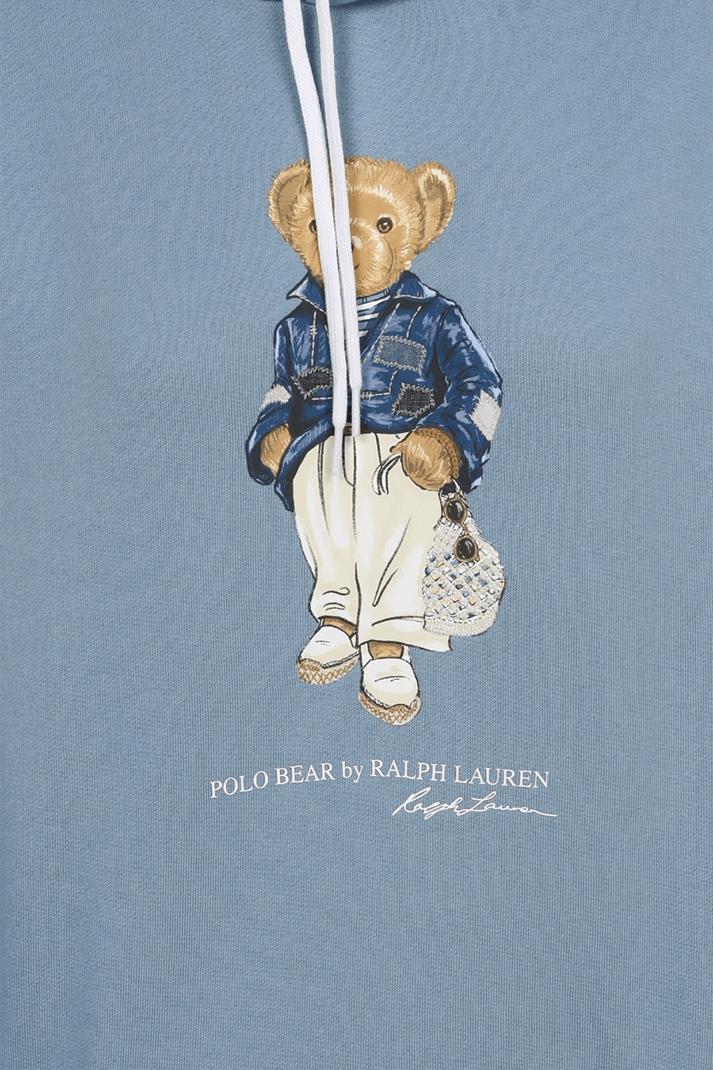 תמונה אחורית של סווטשירט קפוצ'ון פולו בר