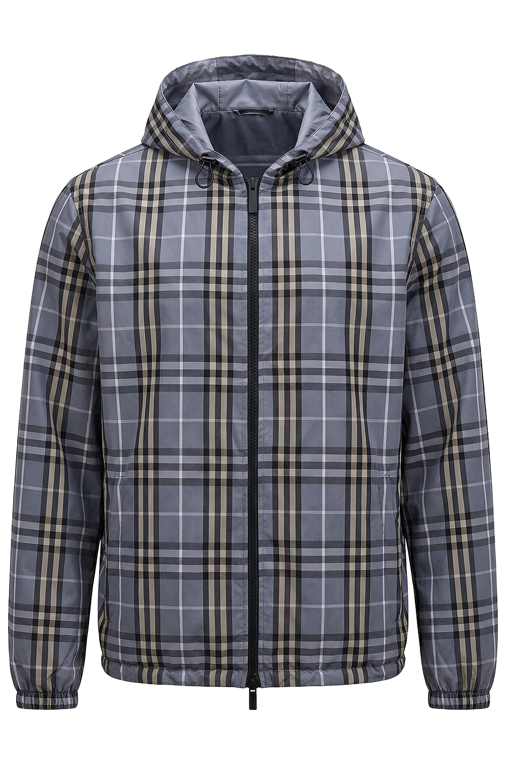 תמונה קידמית של ז'קט קפוצ'ון דו־צדדי