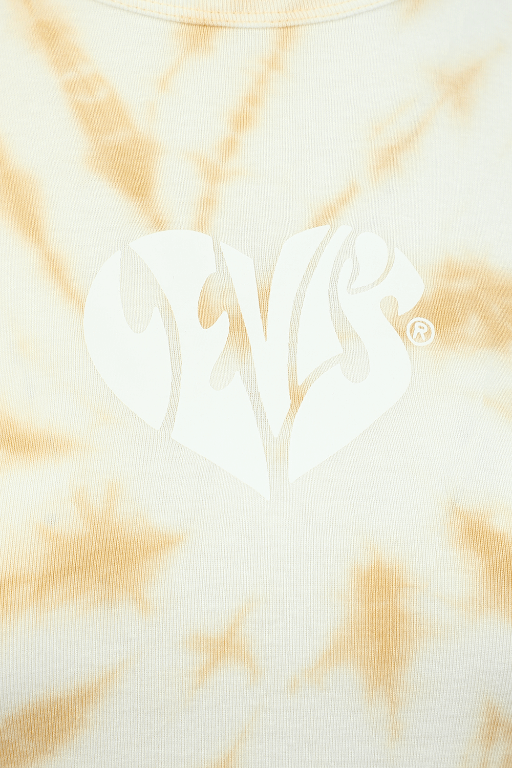 תמונה אחורית של חולצת טאי דאי עם לוגו גרפי