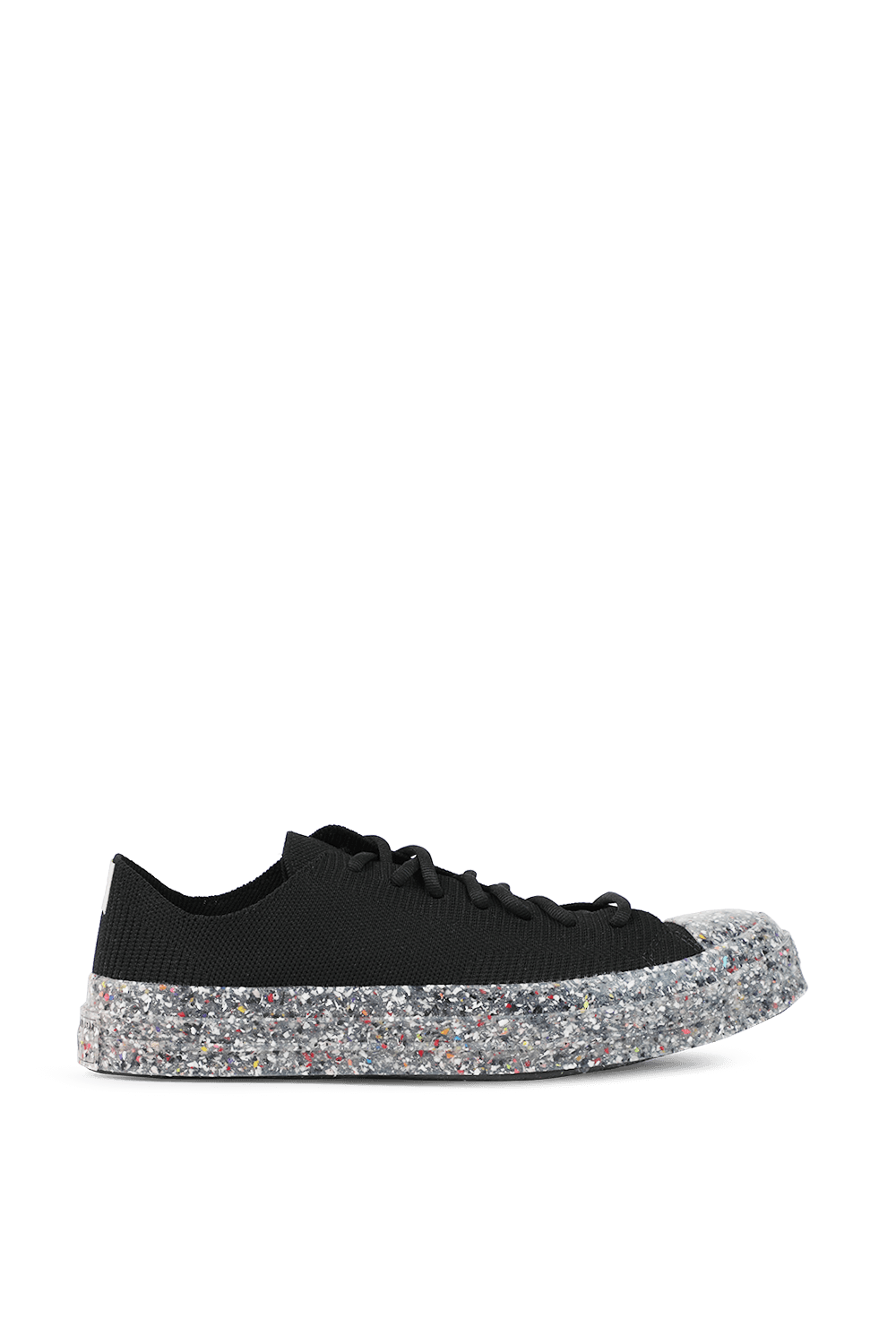 תמונה קידמית של Chuck 70 Knit Low Top Sneakers in Black