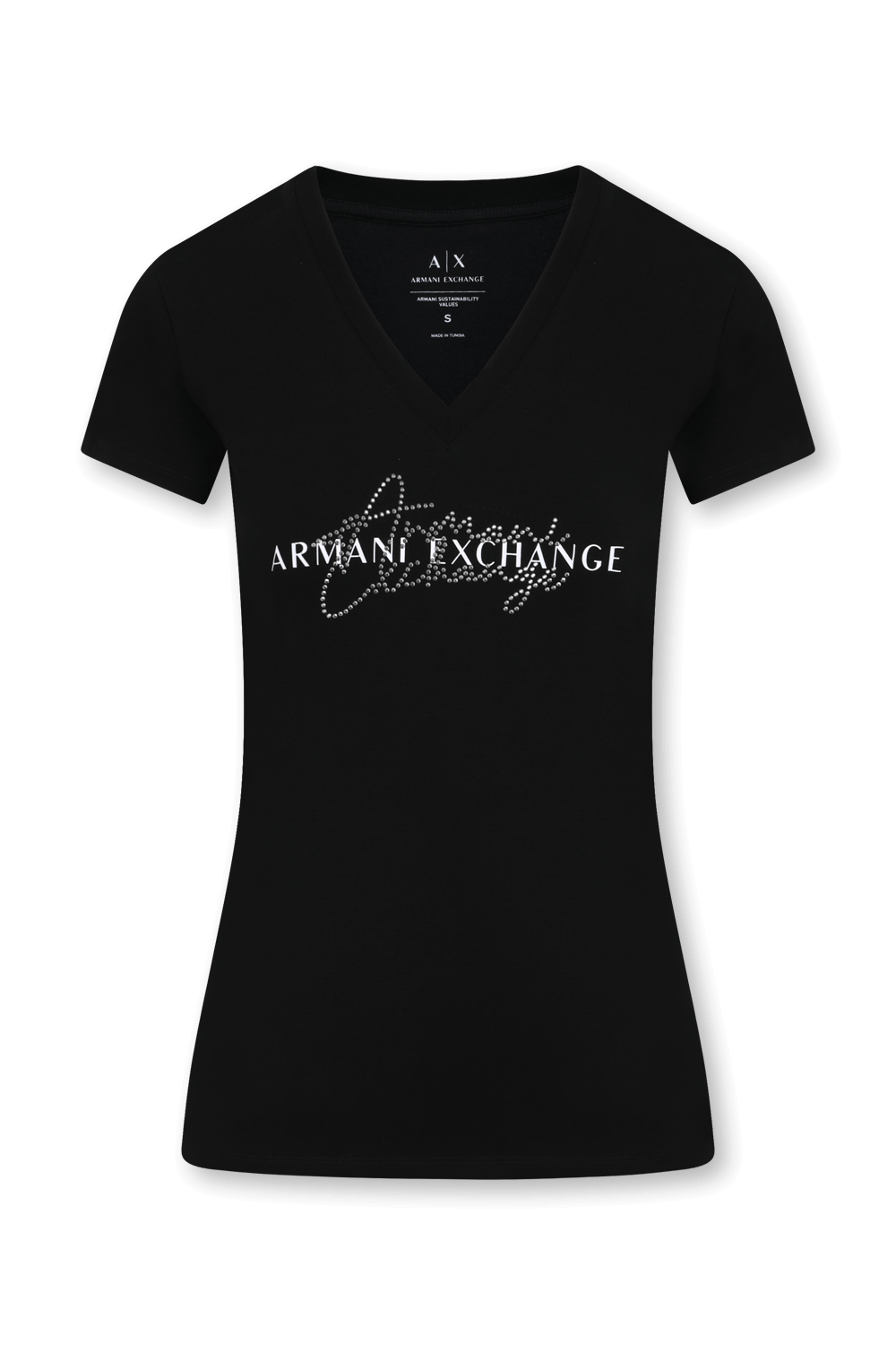 חולצת לוגו טי מכותנה ARMANI EXCHANGE
