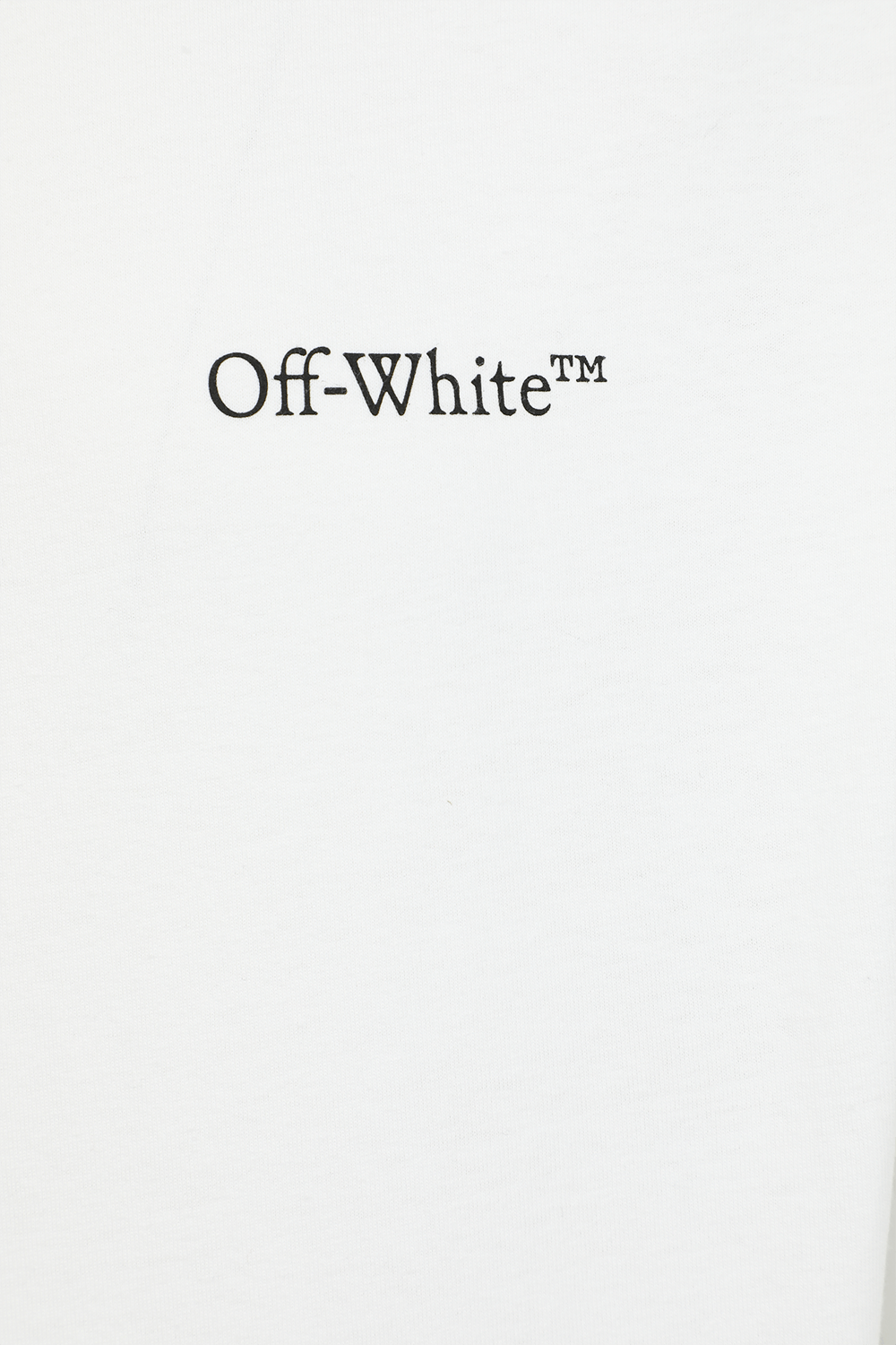טישירט לוגו לבנה OFF WHITE