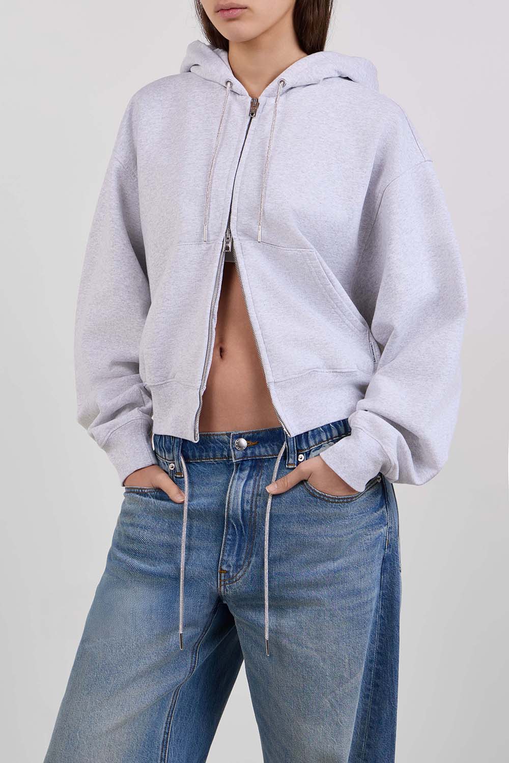 תמונת דוגמן קידמית של קפוצ'ון כותנה